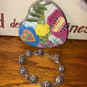 Brighton Bracelet + Heart Tin - EUC